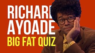 Richard Ayoade does some Big Fat Quizzing  2016 [upl. by Yazbak]