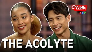 Amandla Stenberg amp Manny Jacinto on Han Solo’s rizz violins amp ‘The Acolyte’  Etalk Interview [upl. by Soilisav]