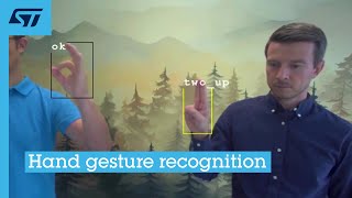 STM32N6  Hand gesture recognition demo [upl. by Peggi]