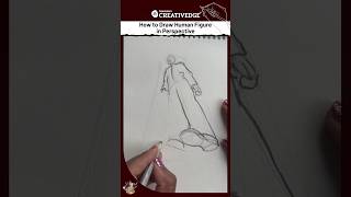 Master Human Figure Perspective in 60 Seconds 🖌️ How to Draw Human Figure in Perspective  shorts [upl. by Avihs213]