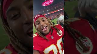 Your AFC West champions had this to say postgame 🤩 Chiefs [upl. by Macdonald232]