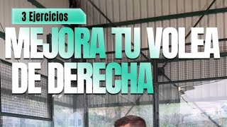 MEJORA TU VOLEA DE DERECHA  PADEL [upl. by Kinna]