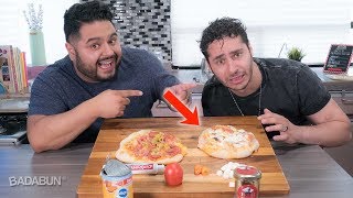 Cocinando y Probando La Pizza MAS ASQUEROSA del Mundo  El Guzii [upl. by Nesnej]