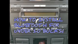 How to install Bluetooth module into a radio AUX input for under 10 [upl. by Maribel236]