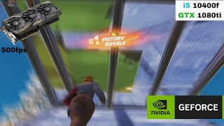 GTX 1080ti  i510400f Fortnite Chapter 5 Season 1  Ranked Solos  performance mode  Low Meshes [upl. by Morehouse]