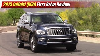 2015 Infiniti QX80 First Drive Review [upl. by Baggett]