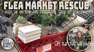 COME THRIFT STORE SHOPPING WITH DEBBIE amp I FOR A TON OF HOME DECOR FINDSHUGE HAUL 2024 [upl. by Arabel]