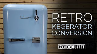 Retro Kegerator Conversion  How to Make a Vintage Fridge Dispense Draft Beer [upl. by Clarence]