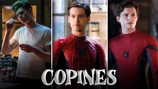 Copines  Aya Nakamura Ft SpiderMan  Peter Parker  Tom Holland  Tobey Maguire  Andrew Garfield [upl. by Eenoj]