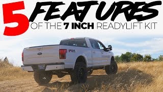 5 Features Of The F150 7quot ReadyLift KIT WORKS ON THE NEW POWERSTROKE [upl. by Lledyl811]