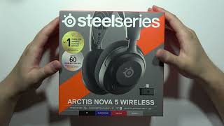 SteelSeries Arctis Nova 5 Wireless Unboxing [upl. by Tnomel]