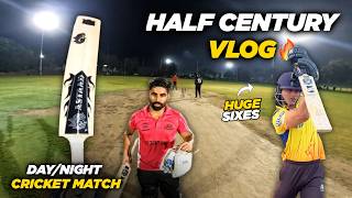 FIRST HALF CENTURY with NEW BAT😍 chasing 200 Runs in T20🔥 Day Night Cricket Match [upl. by Modesty]