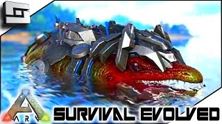 Ark Update Tek Mosa Saddle Equus Horses Underwater Bases Tek Teleporter [upl. by Analiese]