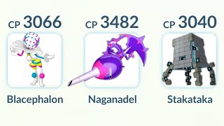 Using Blacephalon Naganadel Stakataka Ultrabeasts in Pokemon GO [upl. by Claribel]