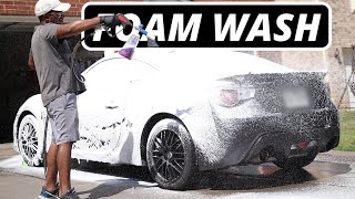 Ultimate Subaru Brz Makeover Foam Wash amp Interior Car Detail  FULL DETAIL [upl. by Assirehc]