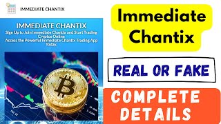 Immediate Chantix Real or Fake  Immediate Chantix Review  Immediate 800 Chantix Crypto Scam [upl. by Cosmo715]