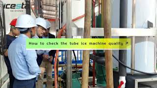 10 ton Tube ice machine completed testing in ICESTA workshop [upl. by Stucker]