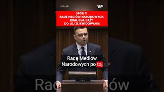 Spór o radę mediów narodowych koalicja dąży do jej zlikwidowania [upl. by Ecienahs823]