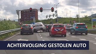 Politie  Gestolen auto  Gestolen kentekenplaten  INFRA [upl. by Gizela]