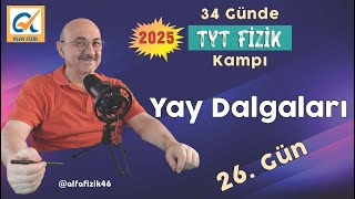 2025 TYT Fizik Kampı I Dalgalar I Yay Dalgaları [upl. by Richelle]