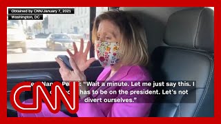 New January 6 footage reveals Pelosi’s focus on Trump in hours after insurrection [upl. by Amund]