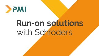 Schroders Runon solutions Bitesize video [upl. by Duthie]