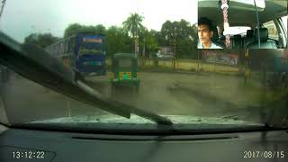 Driving on Heavy RainPart 1 Car DashCam HD Video [upl. by Yde]