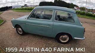 1959 AUSTIN A40 FARINA MKI [upl. by Anilejna]