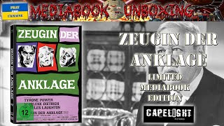 Unboxing  ZEUGIN DER ANKLAGE  Mediabook von Capelight [upl. by Croteau17]