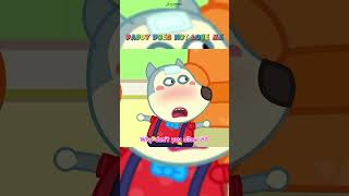 Daddy does not love me Wolfoo and Dad Kid song amp Nursery Rhymes [upl. by Bernj]