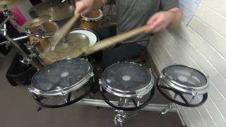 6quot 8quot 10quot rototoms sound test demo review sample tuning drums roto tom toms [upl. by Buehrer]