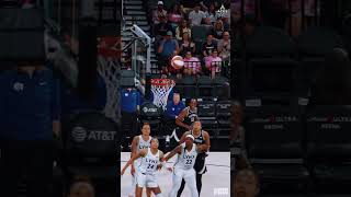 Jackie Young for 3  Las Vegas Aces vs Minnesota Lynx WNBA shorts short wnba lvaces basketball [upl. by Ytsirhk]