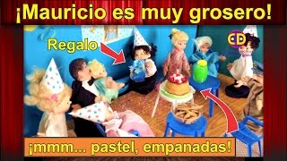 🔴 Niño gros3ro El cumpleaños de Mauricio 02 Cuentos con valores canal infantil seguro [upl. by Opalina353]