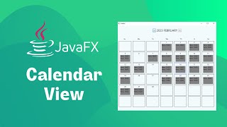 JavaFX  Creating a Calendar View from scratch [upl. by Clim]