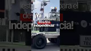 México  Militares se encuentran listos para presentarse en el desfile de la Independencia 🇲🇽 [upl. by Nichols]