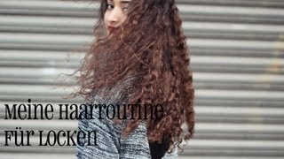 Meine Haarroutine für lockiges Haar [upl. by Feldman637]