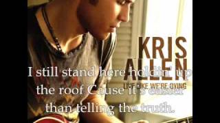 Kris AllenThe Truth Lyrics [upl. by Nived]