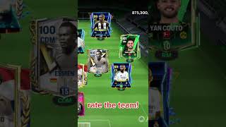 rate the team fifa fcmobile24 fifaplayer fcmobile fifamobile easportsfcmobile24 [upl. by Dalli20]