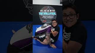 White belts you should learn this submission chain first jiujitsu jiujitsutips [upl. by Mohandis]