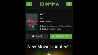 New Movie Alert IB 71 Telugu Movie uploadedibomma Watch video for linkSubscribe for updates [upl. by Brigham]