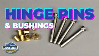 How to Replace Hinge Pins and Bushings on Classic Cars [upl. by Redmer366]