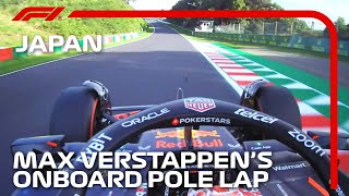 Max Verstappens Mighty Pole Lap  2023 Japanese Grand Prix  Pirelli [upl. by Just]