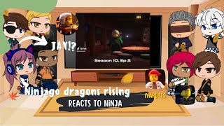 Ninjago Dragons rising Imperium reacts to the Ninjas JAY Leak [upl. by Ilamad843]