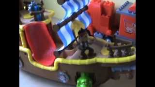 JAKE UND DIE NIMMERLAND PIRATEN  PIRATENSCHIFF BUCKY DISNEY FISHER PRICE [upl. by Slaby]