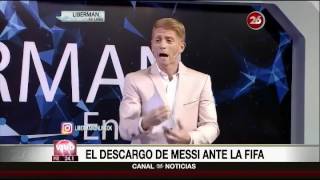 Martin Liberman liquida a Messi por la carta que mando a la Fifa [upl. by Orelie863]