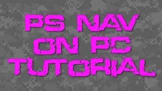 Using a PS Nav Controller on PC Tutorial [upl. by Sinnal]