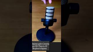 How to connect iPhone 15 to a XLR microphone for beginners Shorts [upl. by Jeni]