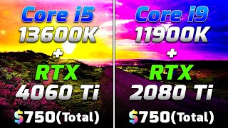 Core i5 13600K  RTX 4060 Ti 16GB vs Core i9 11900K  RTX 2080 Ti  PC Gameplay Tested [upl. by Akahs5]