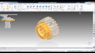 Engranaje de Dientes Rectos  SolidEdge ST8 [upl. by Aneeuqal]