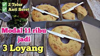 BOLU PANGGANG tanpa Margarin tanpa Minyak⁉️ RESEP BOLU AIR PANGGANG Super Ekonomis [upl. by Zantos]